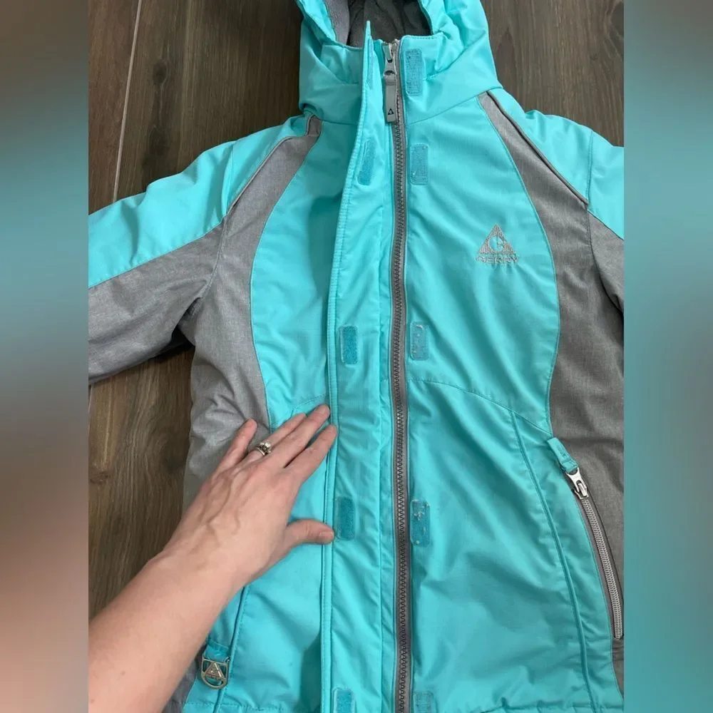 Gerry S 7/8 Kids blue and Gray 3 in 1 Winter Jacket. - Picture 8 of 16